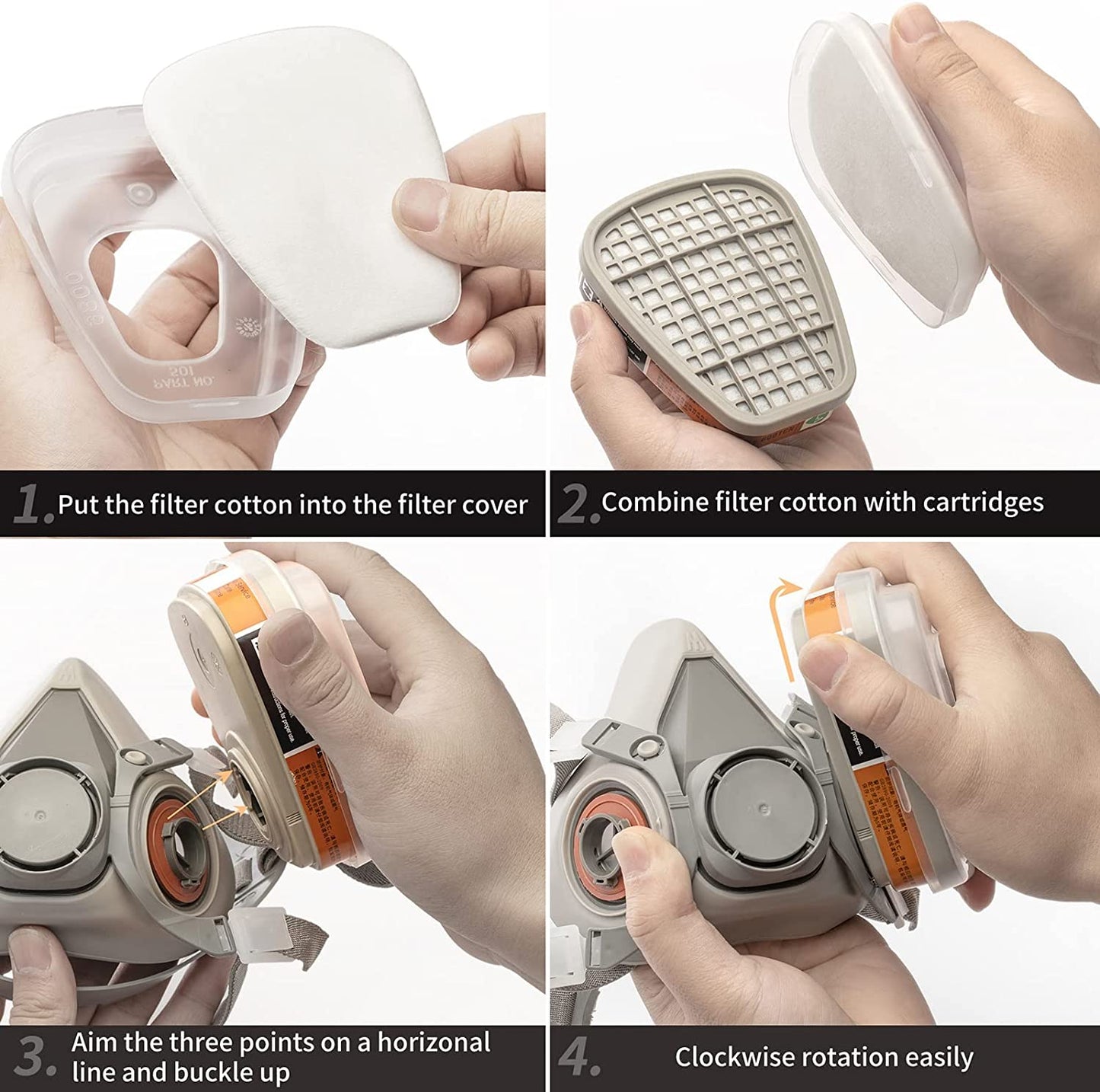 Respirator Shield 6200 - Filters for Dust and Fumes
