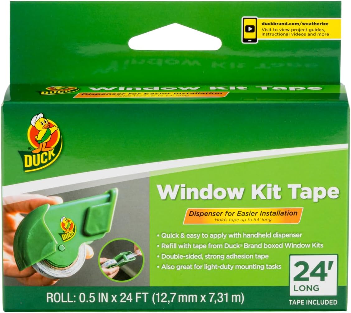 Duck Brand Window Insulation Kit – 15 Pack- 3’ X 5’ Windows