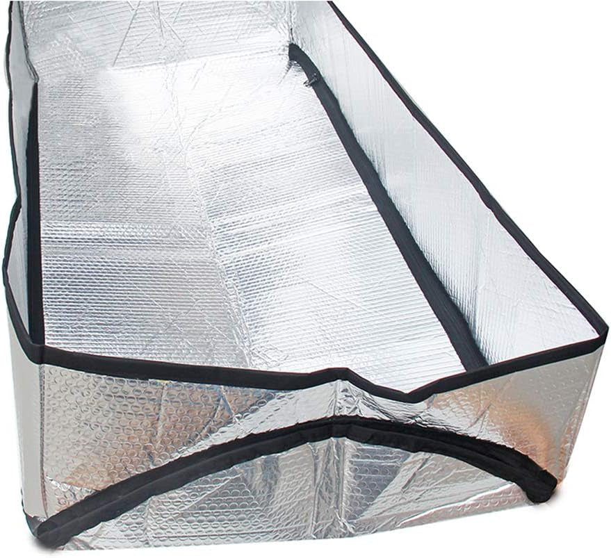 Attic Stairs Insulation Cover 25" X 54" X 11" - Attic Ladder Insulation Cover - Attic Insulation Tent with Zipper - Fire Proof Attic Cover Stairway Insulator