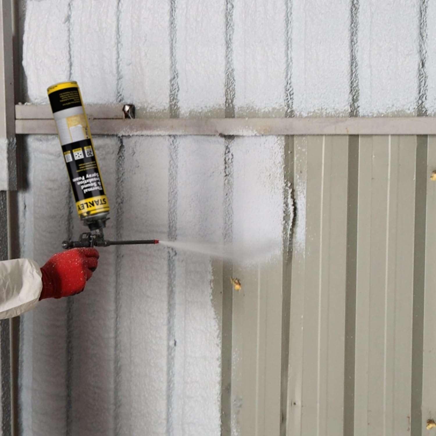 Supercoat Spray Foam Insulation - Closed Cell Spray Foam Covers up to 20 Sq.Ft., Gun Use, Gun Not Included, 27.1 Oz, 1 Pack