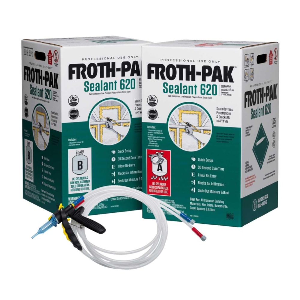 Froth-Pak 620 Spray Foam Sealant Kit- Closed Cell