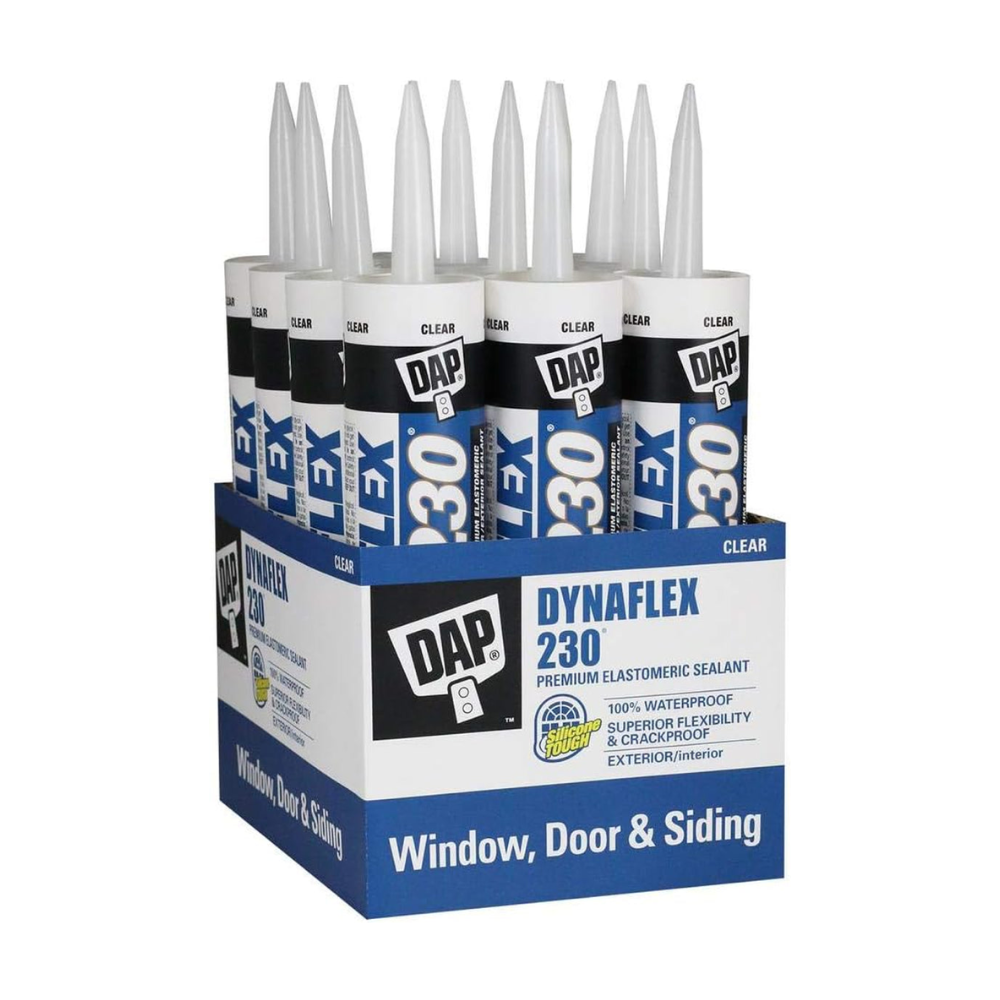 Dap Dynaflex 230 Clear Caulk Premium - Window, Door, and Trim Sealant