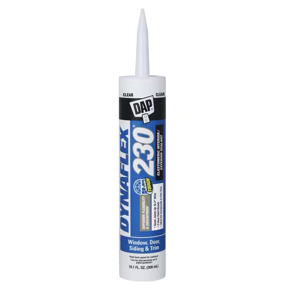 Dap Dynaflex Clear Caulk Premium - Window, Door, and Trim Sealant