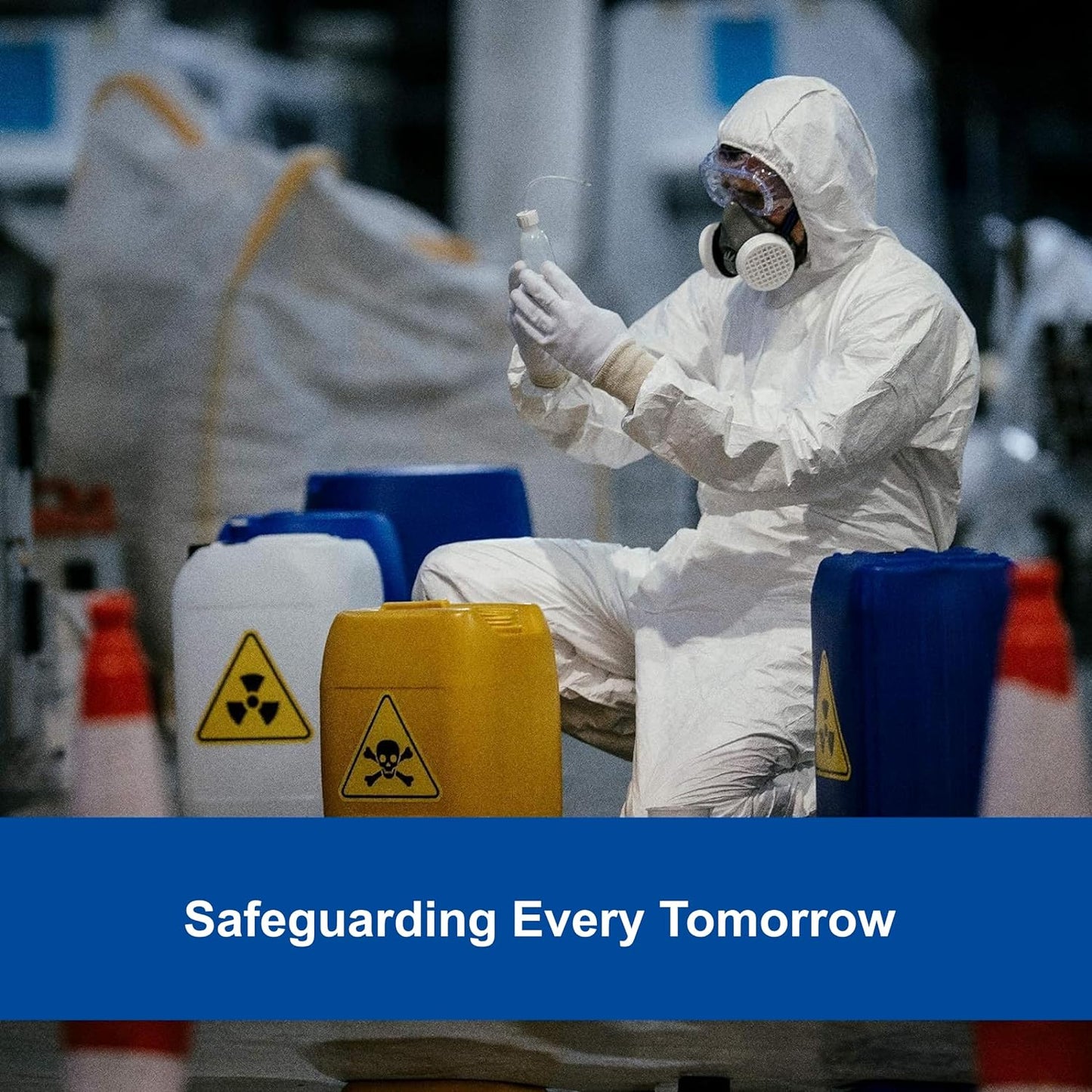 Hazmat Suits - 6 Sizes Options - Disposable Coveralls Suit, Medical Protective Coverall PPE Hazmat Suits