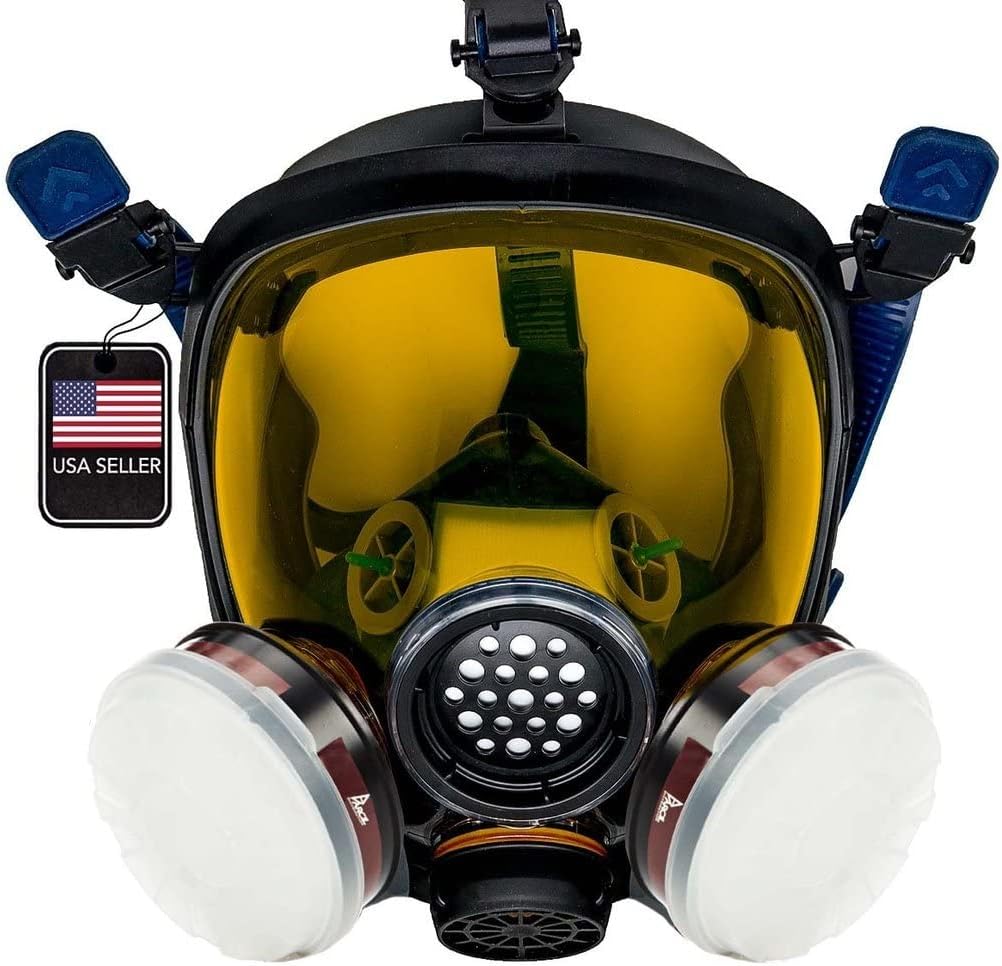 Gas and Chemical Full Face Respirator - Professional Level