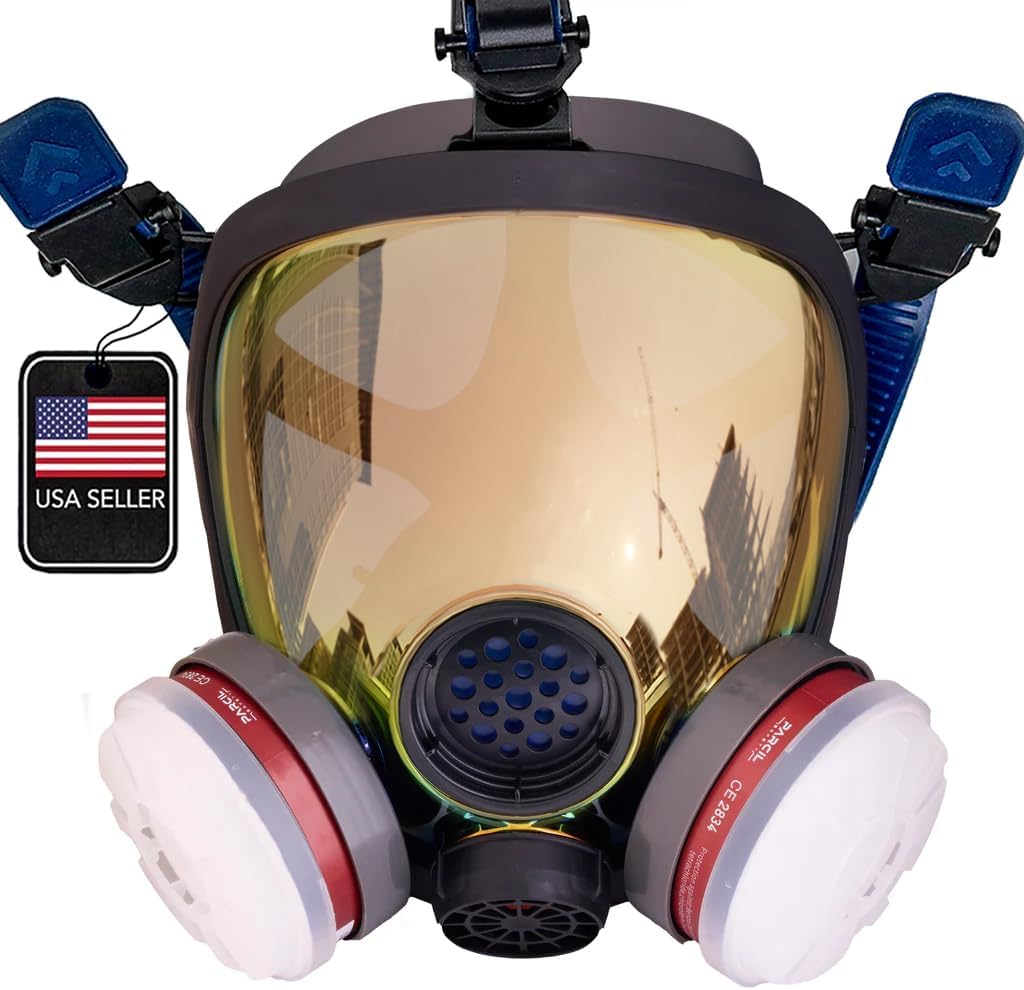 Gas and Chemical Full Face Respirator - Professional Level