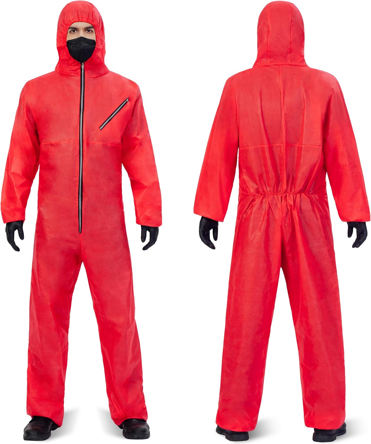 Hazmat Suits - 6 Sizes Options - Disposable Coveralls Suit, Medical Protective Coverall PPE Hazmat Suits