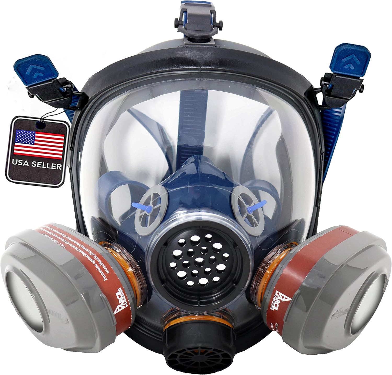 Gas and Chemical Full Face Respirator - Professional Level