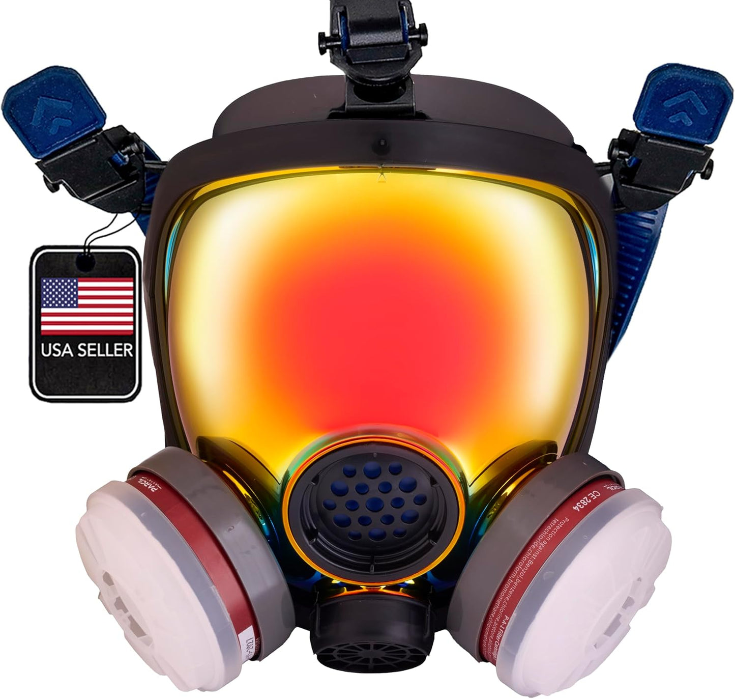 Gas and Chemical Full Face Respirator - Professional Level