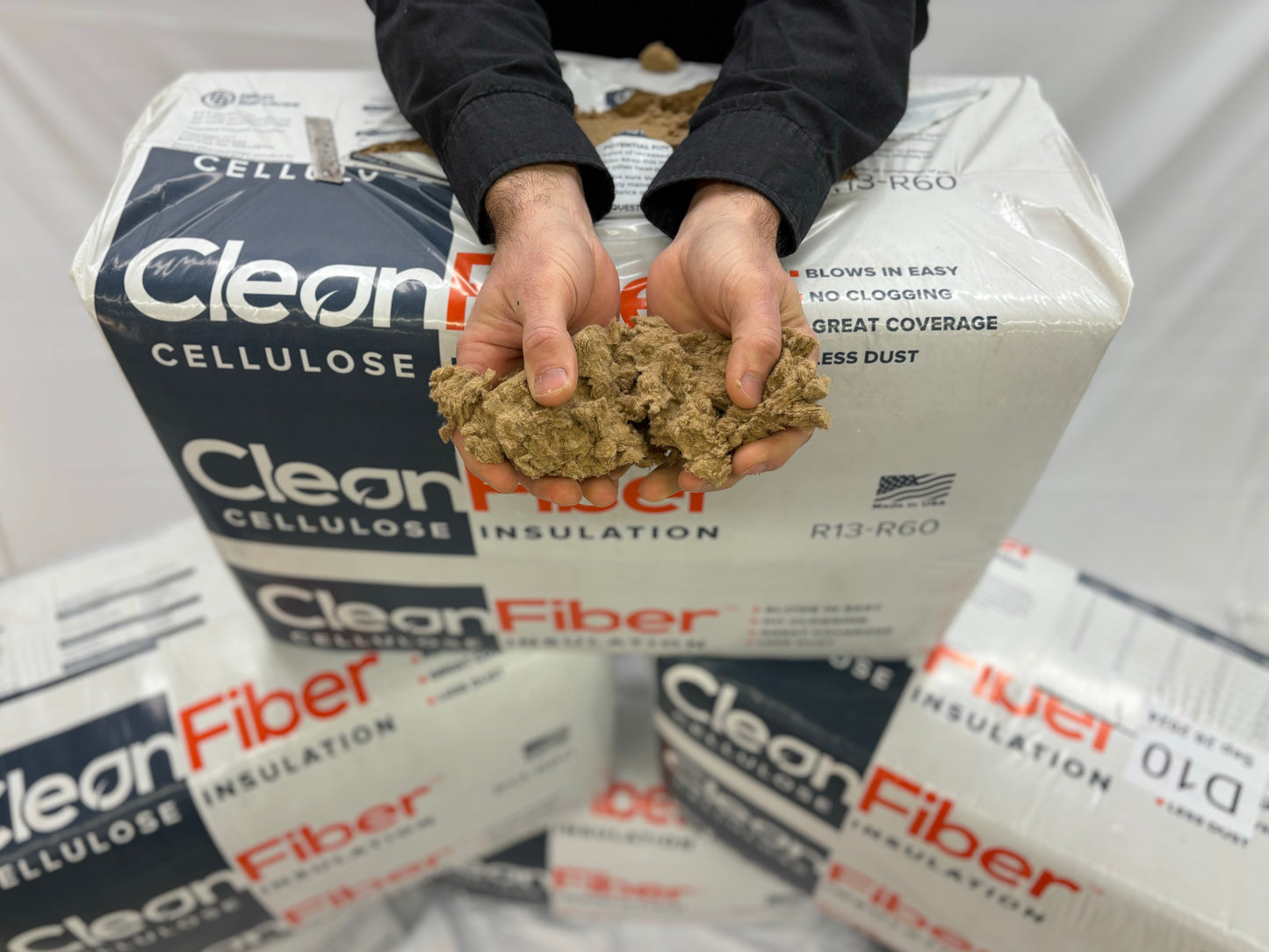 Cellulose Insulation- Clean Fiber 25lb Bag