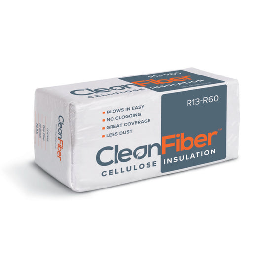 Cellulose Insulation- Clean Fiber 25lb Bag