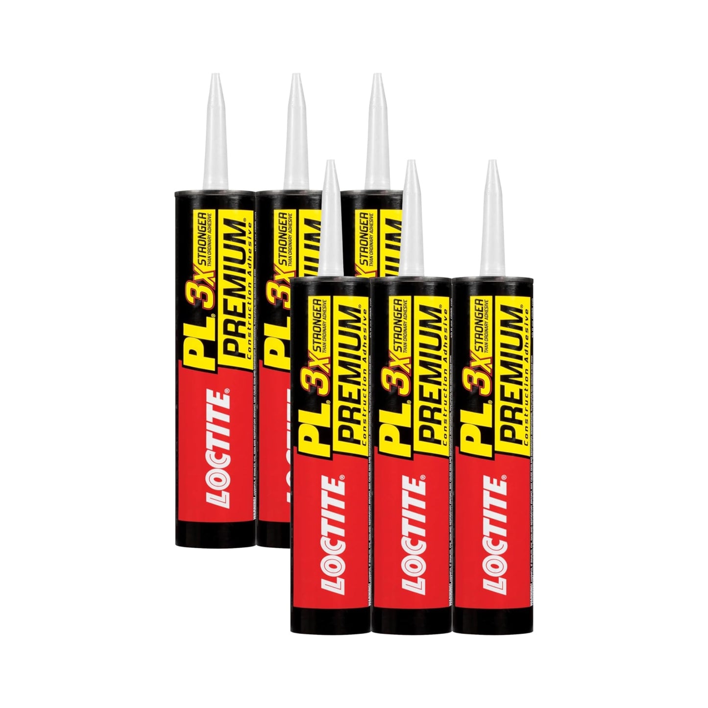 Locktite PL Premium Polyurethane Construction Adhesive Glue-  6 Pack