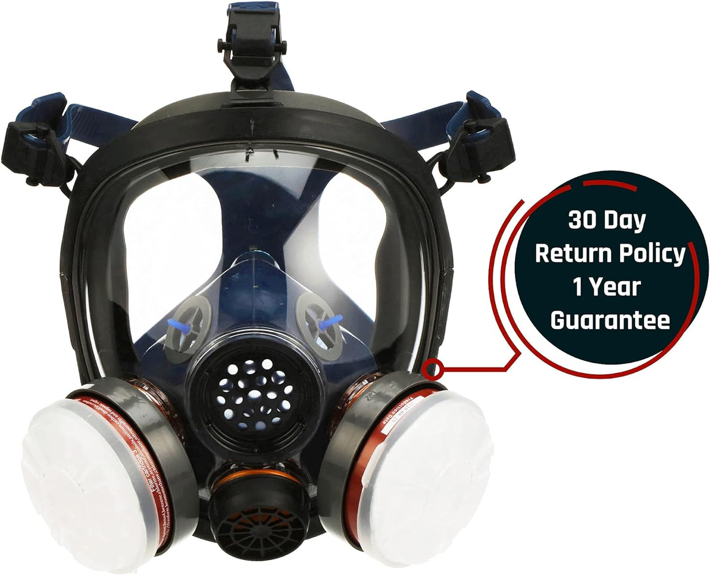 Gas and Chemical Full Face Respirator - Professional Level