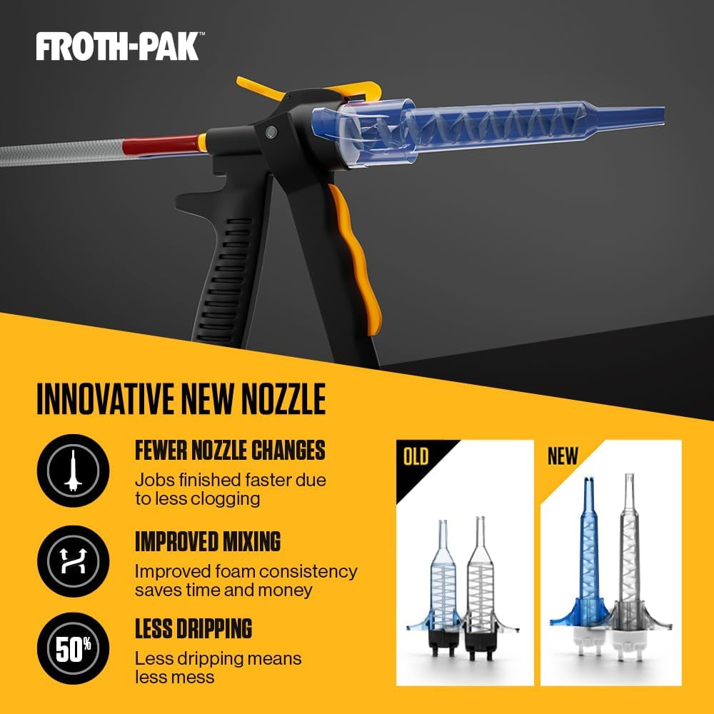 Froth-Pak 620 Spray Foam Sealant Kit- Closed Cell